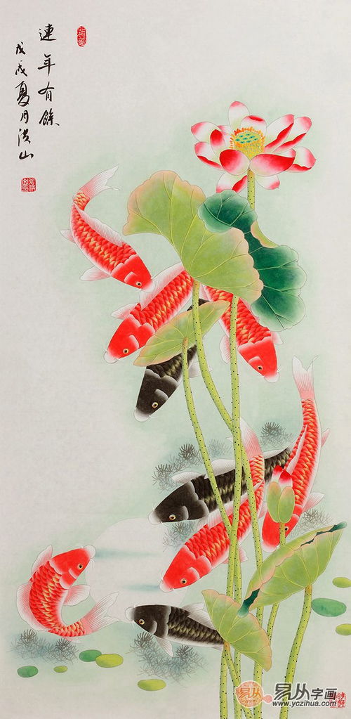 鱼画：年年有余与富贵吉祥
