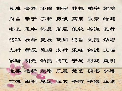 何姓女孩名字的那些事儿