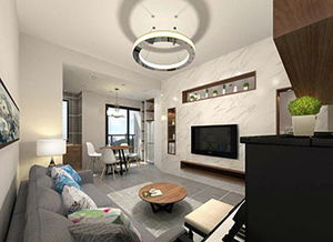 三、 客厅布局与动线组织