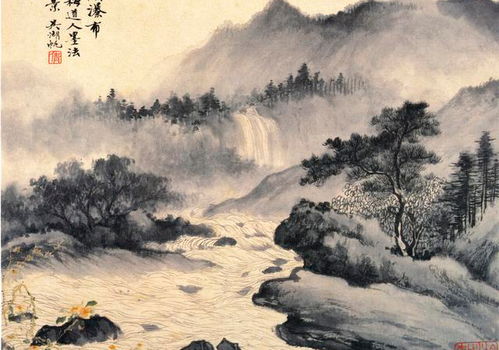 2.3 山水画——山有靠山、 水有源流