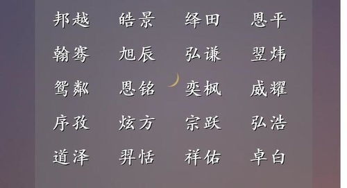 胡姓属牛男孩两个字名字大全中，这些名字的含义是什么？