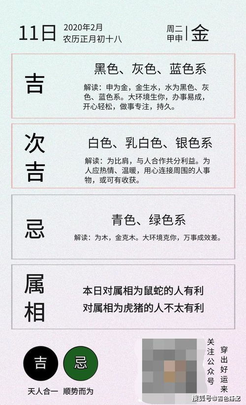 每日五行穿衣色彩建议如何根据五行能量变化而调整？