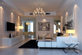 1. 客厅灯具形状及材质的重点考量