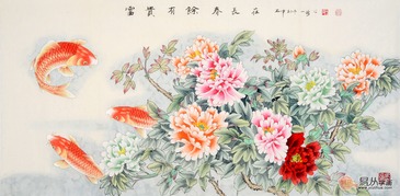 4. 花开富贵——牡丹图