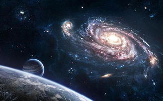 黑色漩涡与星空的象征