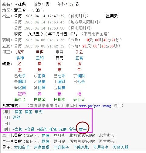 一、 童子命的定义与理论源流