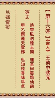 古人王勃中状元与时来运转