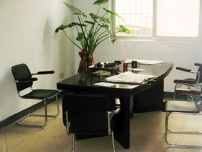 3. 办公桌背靠有靠山且四脚稳固的座椅选择