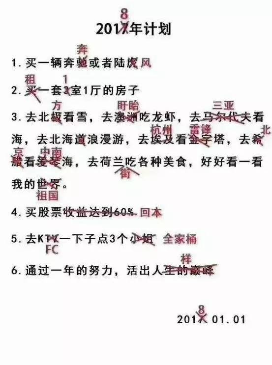 2018 年度规划在现实中的实现情况检视