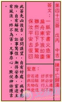 三、 分项运势解析（保持原始信息完整）