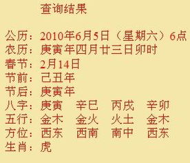 生辰八字分析