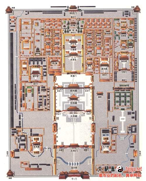 1. 中轴线与三大殿——明堂所在