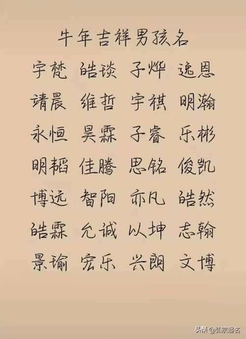 二、名字里必须有“吉”字——吉祥如意还是吉他手？