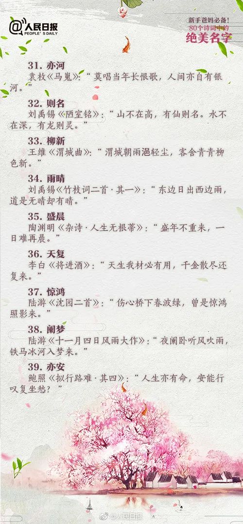 三、古诗词+现代化潮流 = 名称双沉重奏？