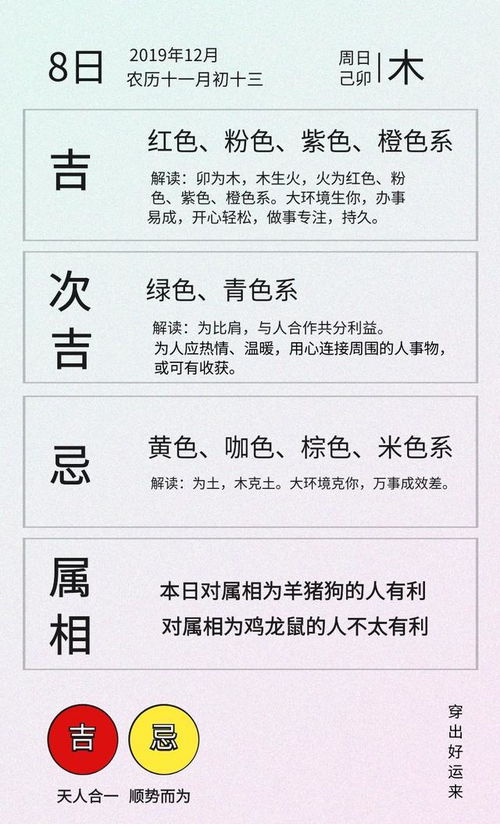 今日五行穿衣颜色的系统阐释