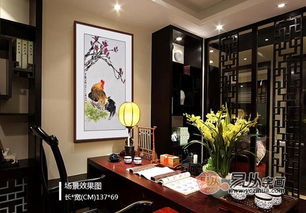 ：家庭挂画与风水交织的文化语境