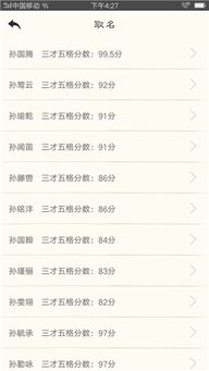 对名字的评价