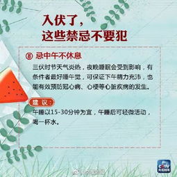 注意事项与禁忌汇总