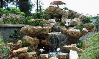 如何设计屋后长尾式假山造型效果图？