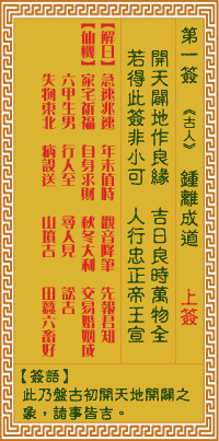 吉凶判断与解读