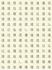 常用含辶字符及其词汇应用分析