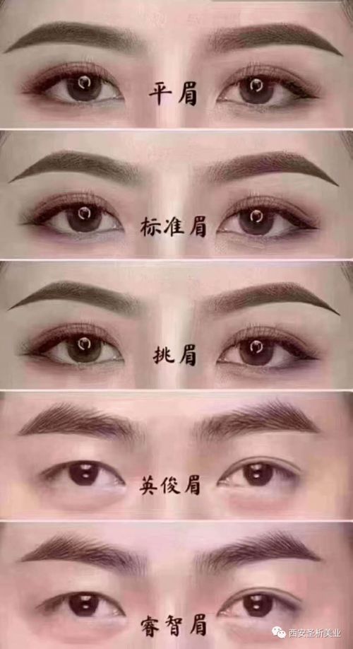 如何将八字眉形状改为纹眉仿真眉的效果？