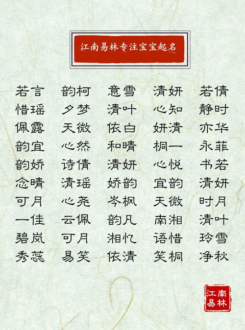 有没有免费为特姓女孩量身定制名字的好服务推荐？