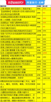 吐血整理的套餐清单