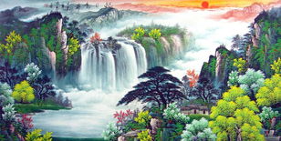 （四）瀑布之类的图画