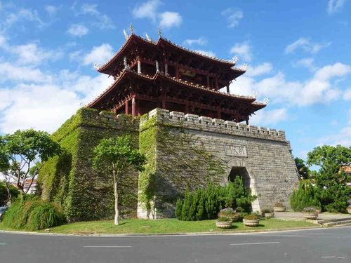 1. 海滨古刹的时间段沉淀