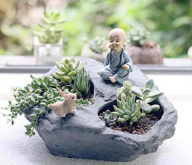 （一） 绿植：生机与煞气化解的双重机制