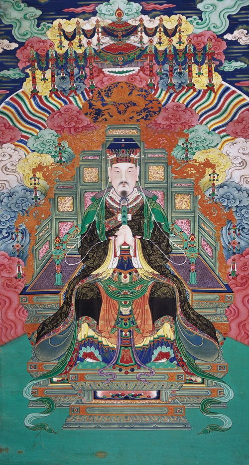 勾陈大帝、紫微大帝、南极长生大帝、承天效法后土皇地祗分别是哪四位神话中的尊神？