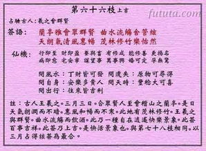 黄大仙第66签解签是什么意思？能否详细解释一下？