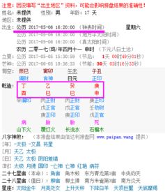 5月16日出生的人的八字命理是什么？