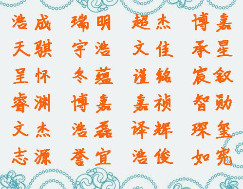 寓意吉祥：花鸟鱼虫皆可入名