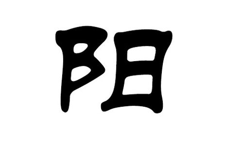1. 木 + 阳 = 阳光下的小树苗？