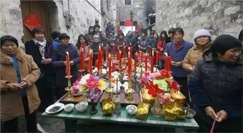 2．祭祖与送灵位：兼具纪念与安置双沉重功能