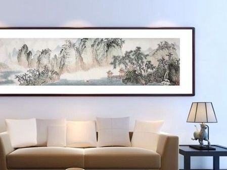 一、 客厅挂画风水禁忌：避凶趋吉的艺术