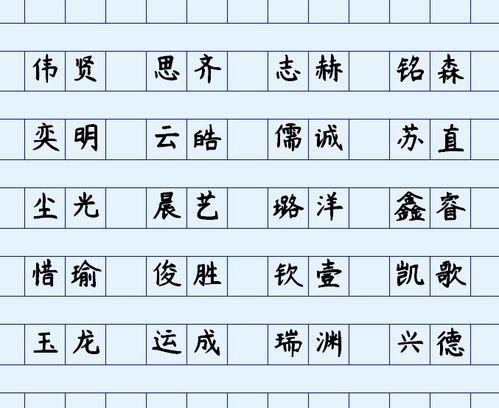 3. 用字分析及笔画数对应吉凶评估（部分摘录）