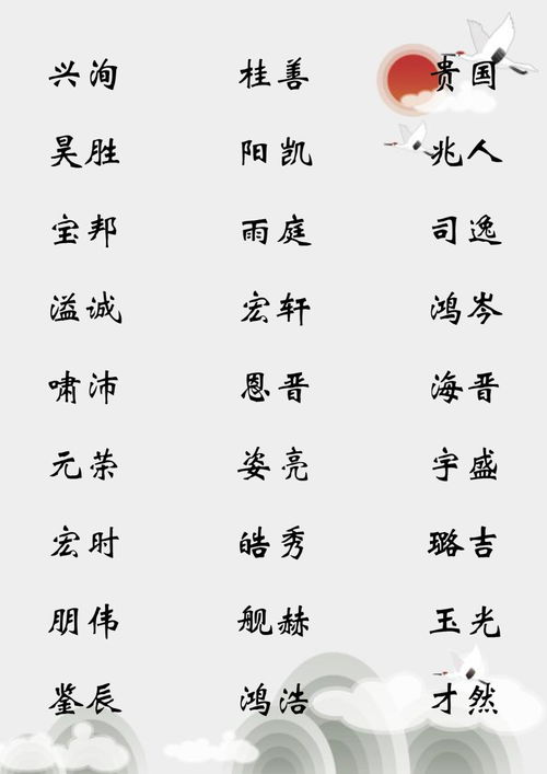 姓氏与名字的和谐