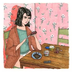妇女服装的细节描绘
