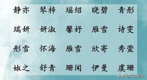 火之韵， 名之魂——女孩起名那些事儿