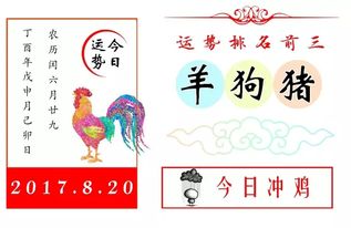 十二生肖在8月1日和1月1日的运势排行分别代表什么？