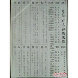 祖师灵签1-100签详解具体内容有哪些？