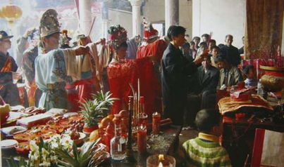 将来我姨妈嫩否参加祭拜祖先的活动呢？