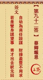 求签时能否抽到婚姻签而非事业签，这样的长尾是：求事业签时会不会意外抽到婚姻签呢？