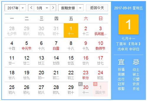二、  九月整体择吉格局与横向比较分析