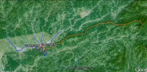 遥感影像下明代双龙布局的沉重构及其地理对应关系