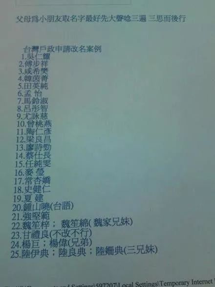 名字的“玄机”