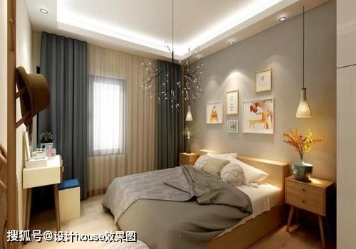 3. 床头心形饰品——和合之美的视觉引导